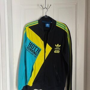 ADIDAS Star Wars Black Yellow Blue Jacket